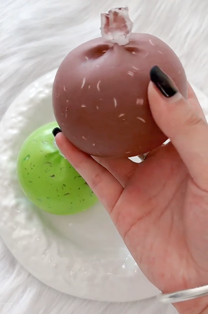 Matcha and Chocolate Stress Balls