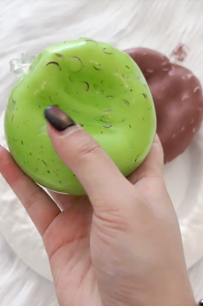 Matcha and Chocolate Stress Balls