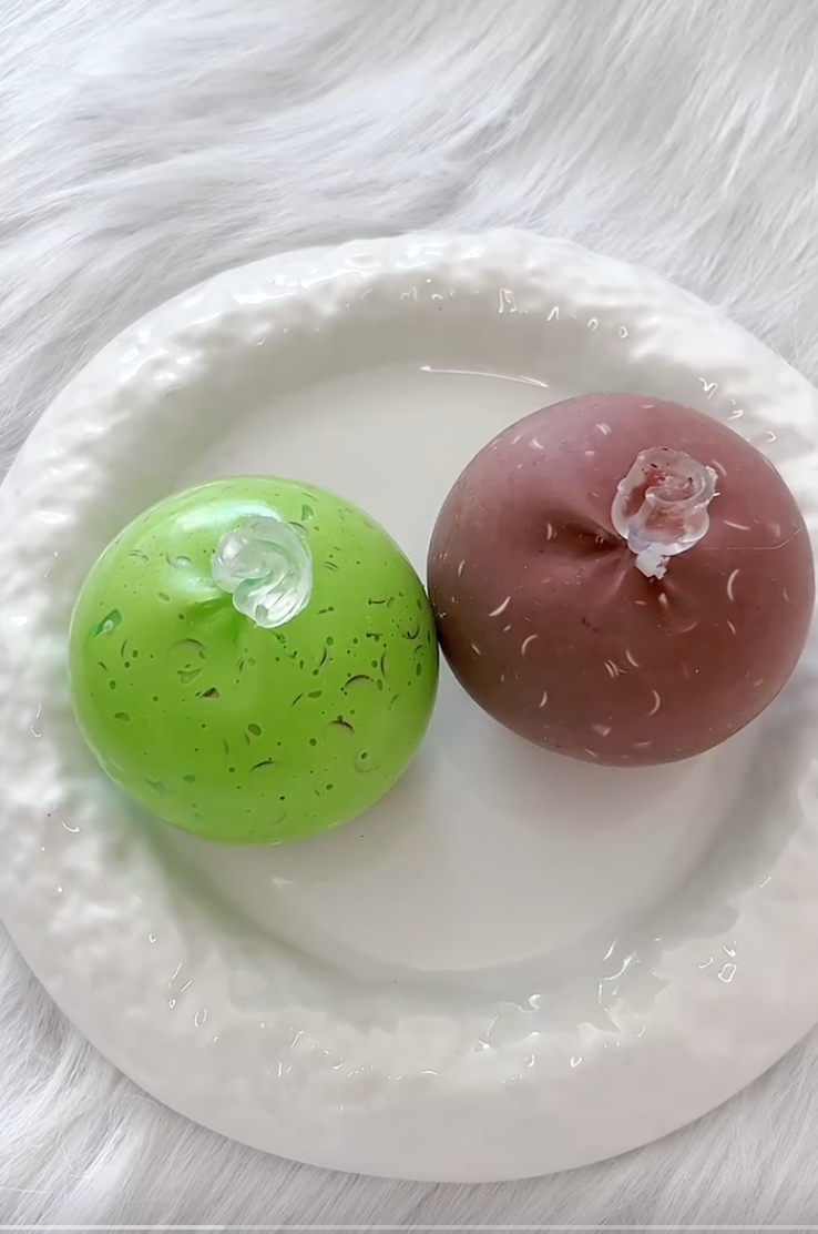 Matcha and Chocolate Stress Balls